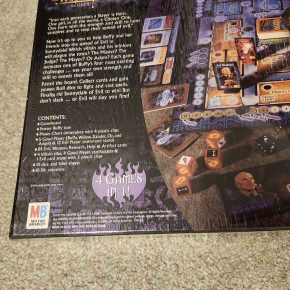 🖤☀️ Vintage BUFFY THE VAMPIRE SLAYER Board Game NEW SEALED - Picture 5 of 12
